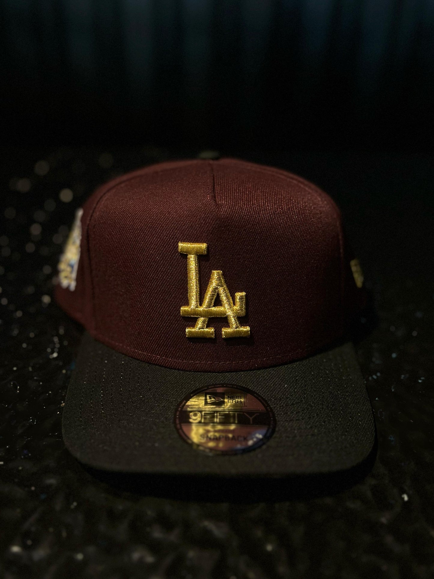 GORRA NEW ERA DODGERS 40TH BROWN GOLD SNAPBACK