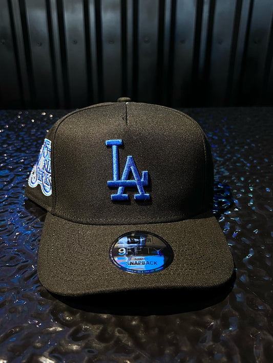 GORRA NEW ERA DODGERS 75TH BLUE ROYAL BLACK SNAPBACK