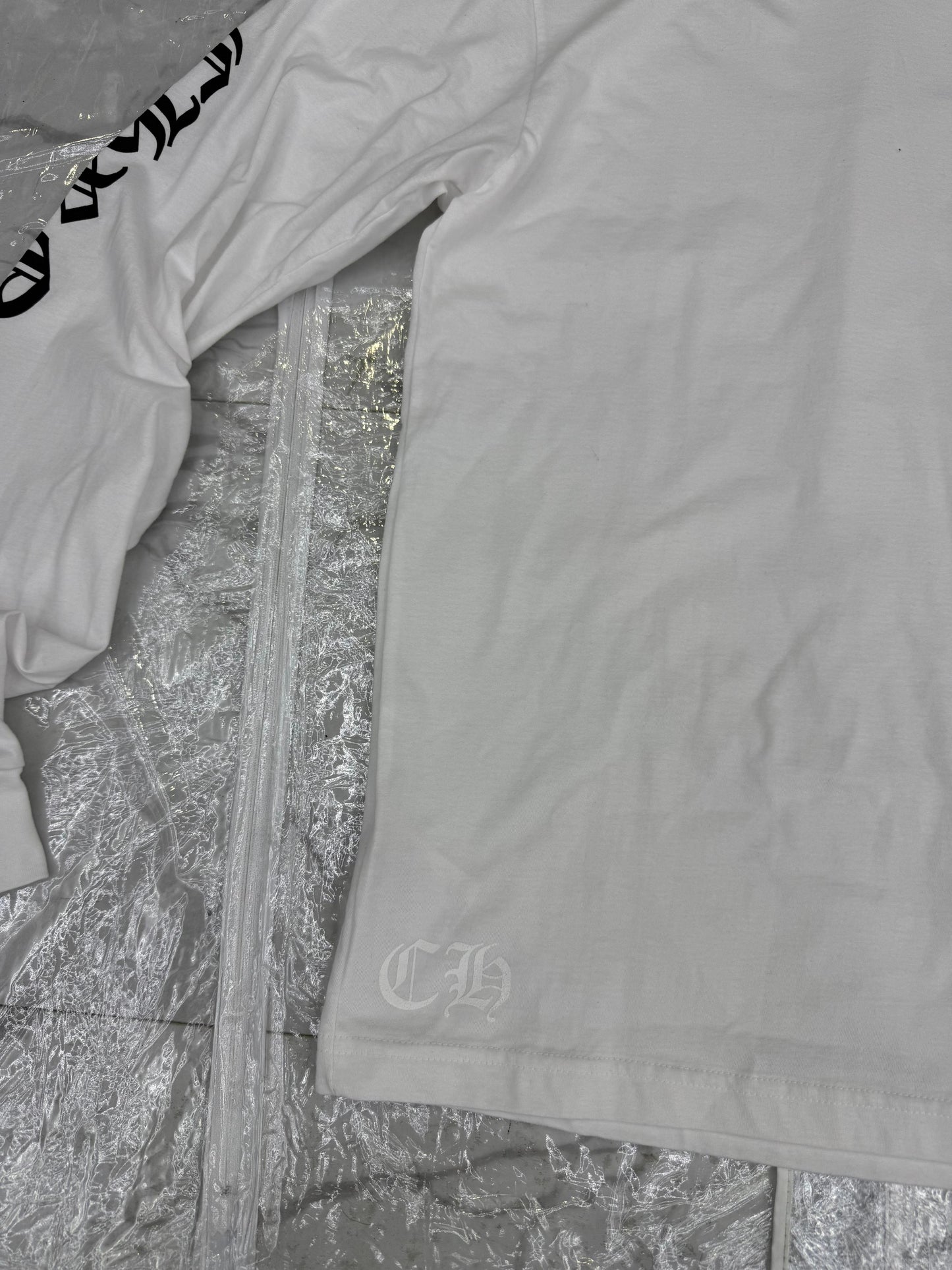Tee Chrome Hearts Long Sleeve White