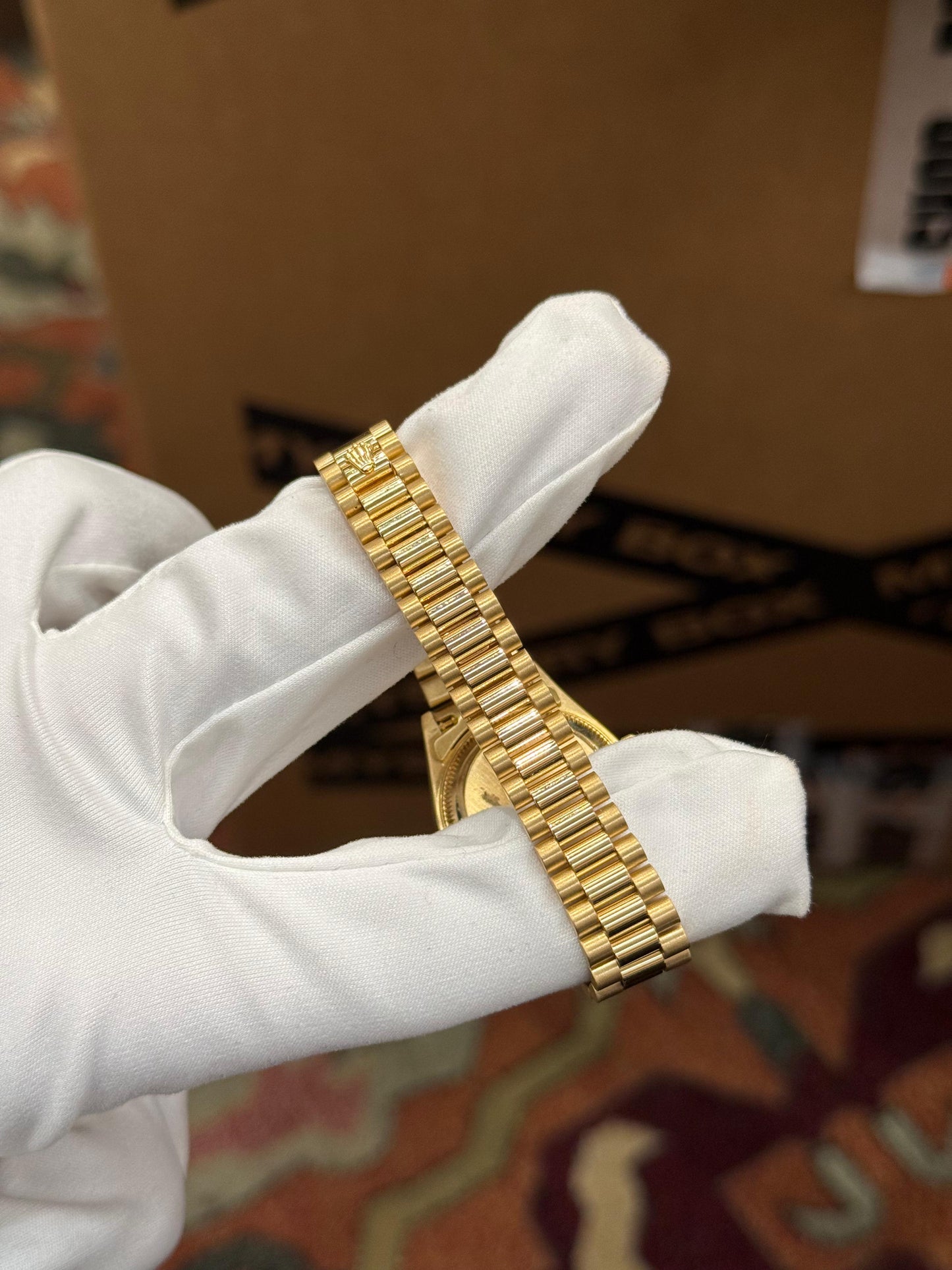 Rolex Datejust Presidente factory diamond 26mm