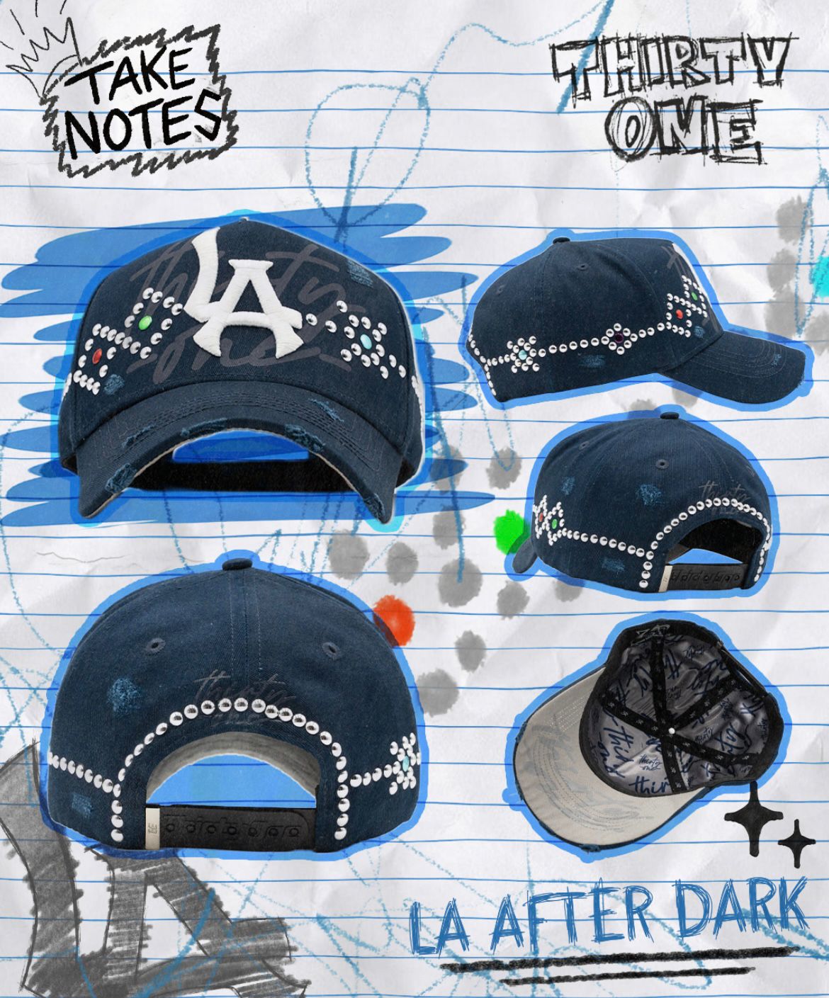 GORRA 31 HATS "LA AFTER DARK" (PREVENTA)