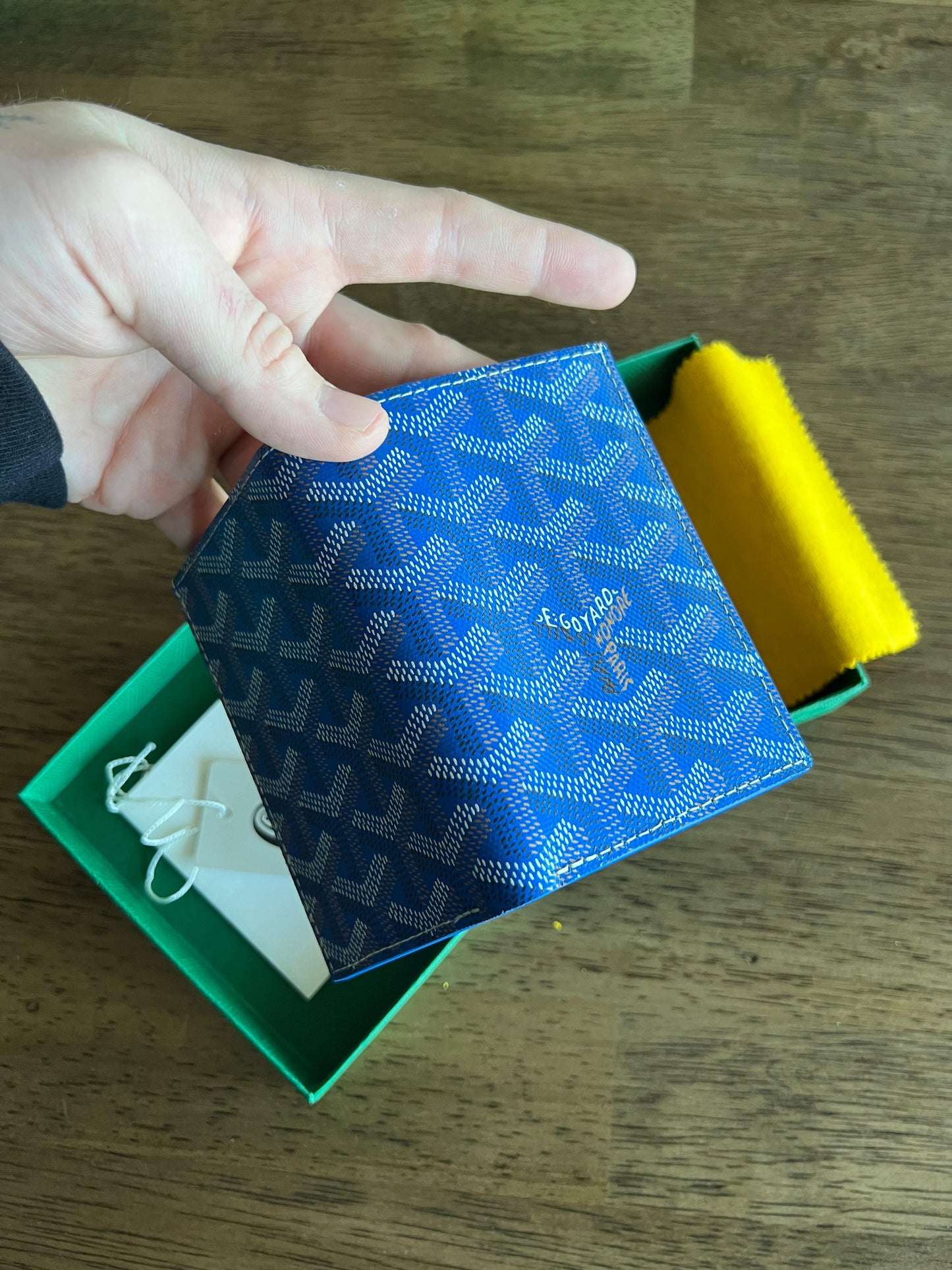 Cartera Goyard Smurf