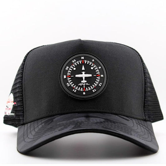 GORRA ALL IN AIR COMPAS CAMO NEGRA