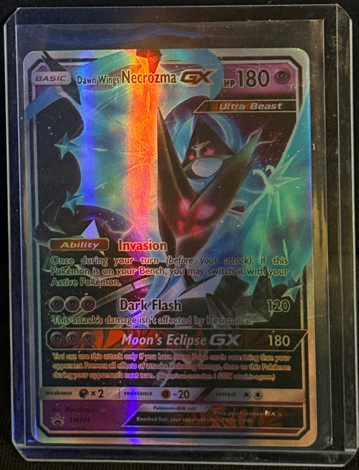 CARTA POKEMON Dawn Wings Necrozma GX SM101 – Promo