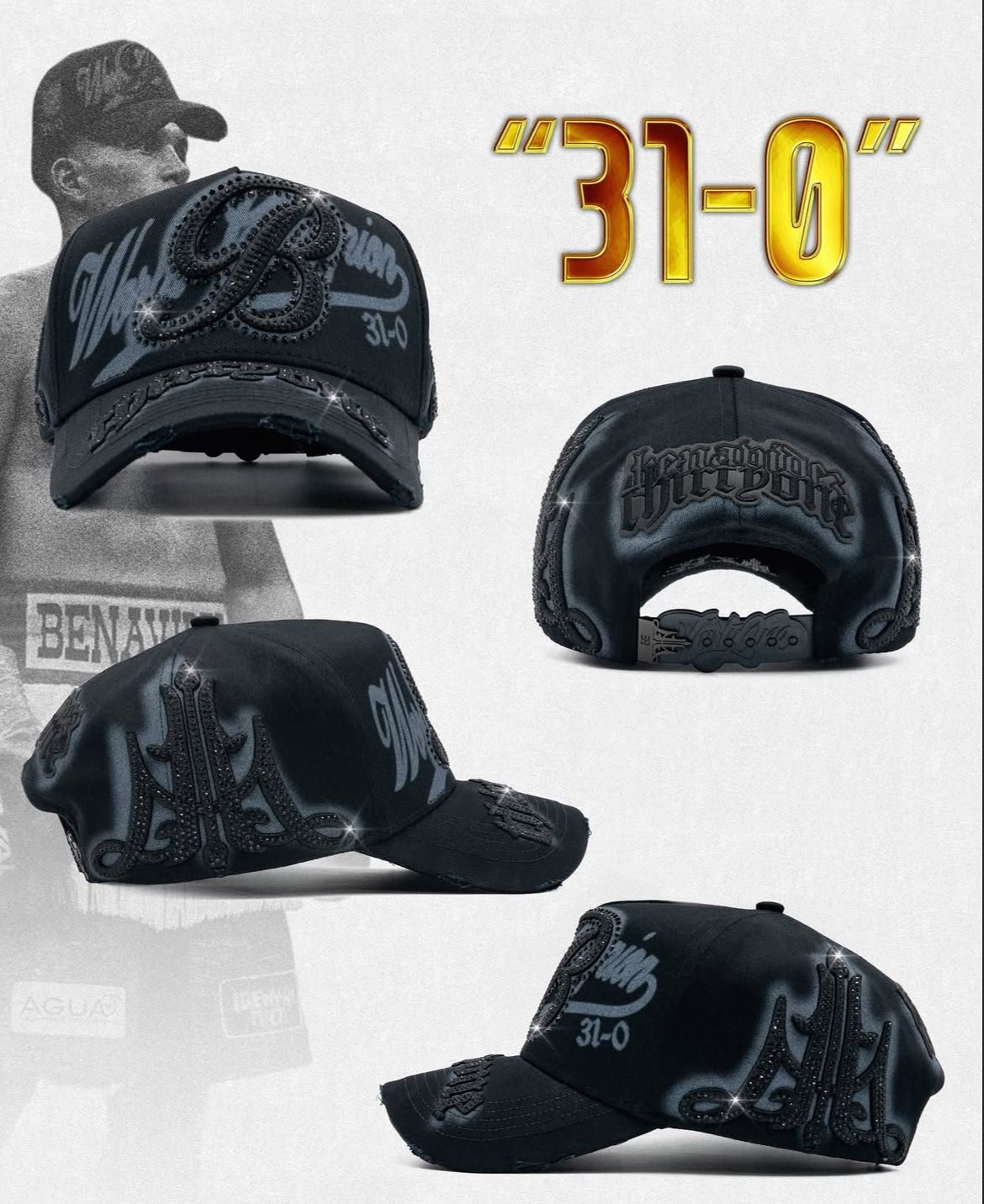 Gorra 31 hats x Benavidez "31-0"