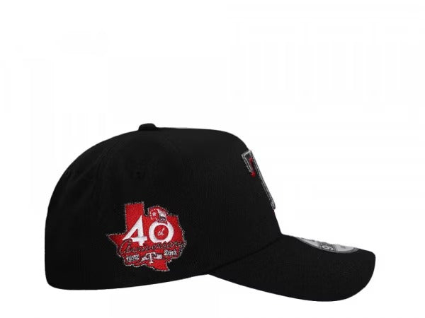 GORRA NEW ERA TEXAS RANGERS 40TH BLACK RED