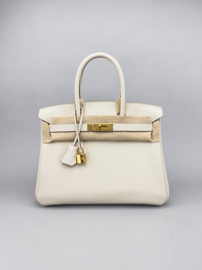 Hermes Birkin 30 Togo Craie Gold Hardware