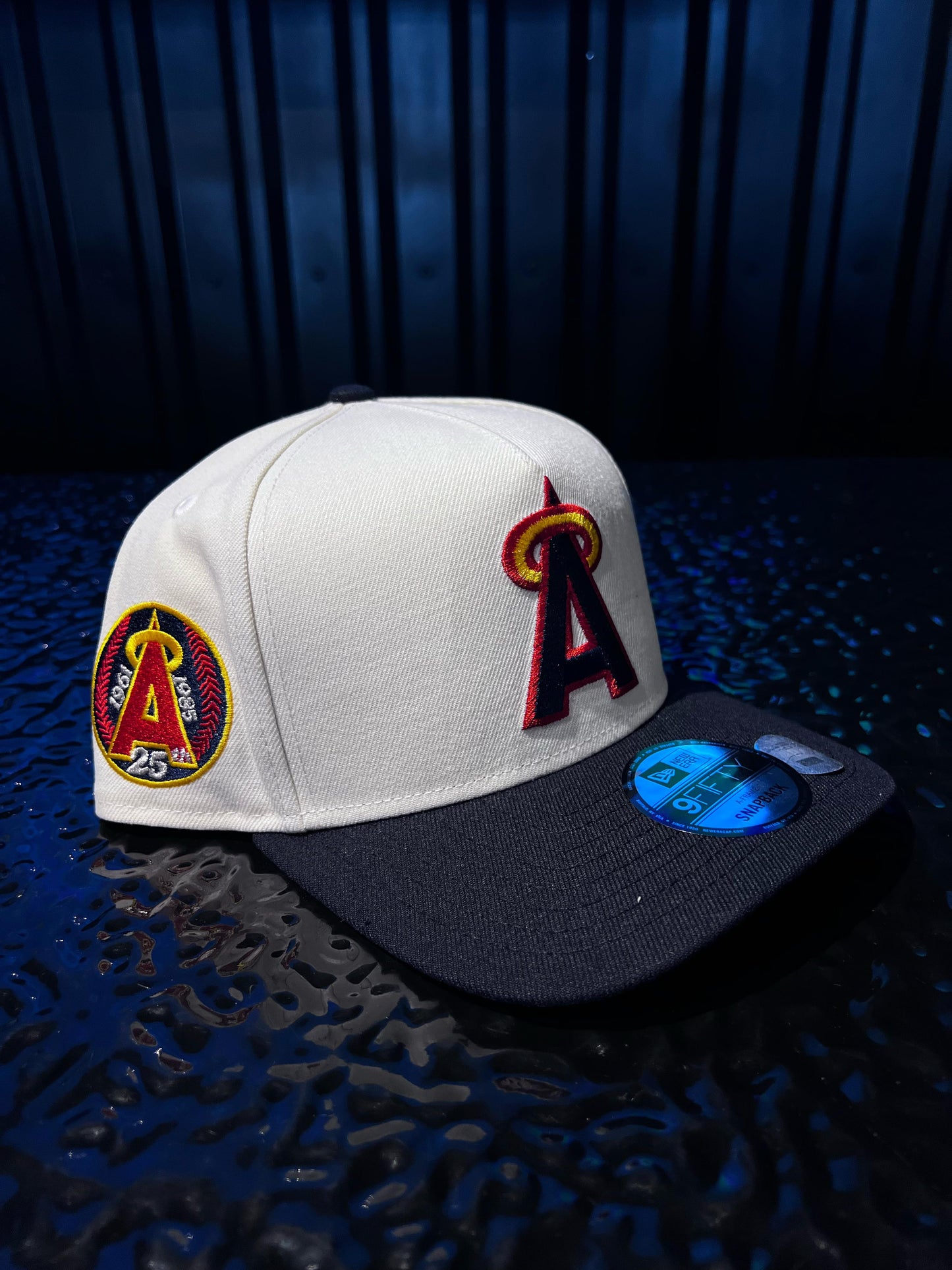 GORRA NEW ERA ANGELS 25TH WHITE BLACK SNAPBACK