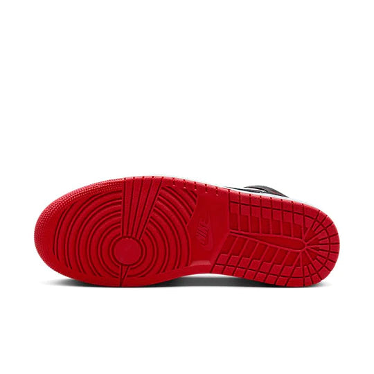 Air Jordan 1 Mid Gym Red Black Toe