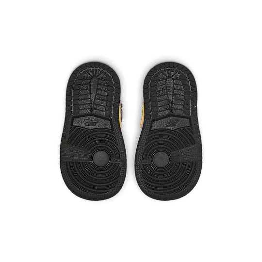 Jordan 1 Mid Patent Black White Gold (TD)