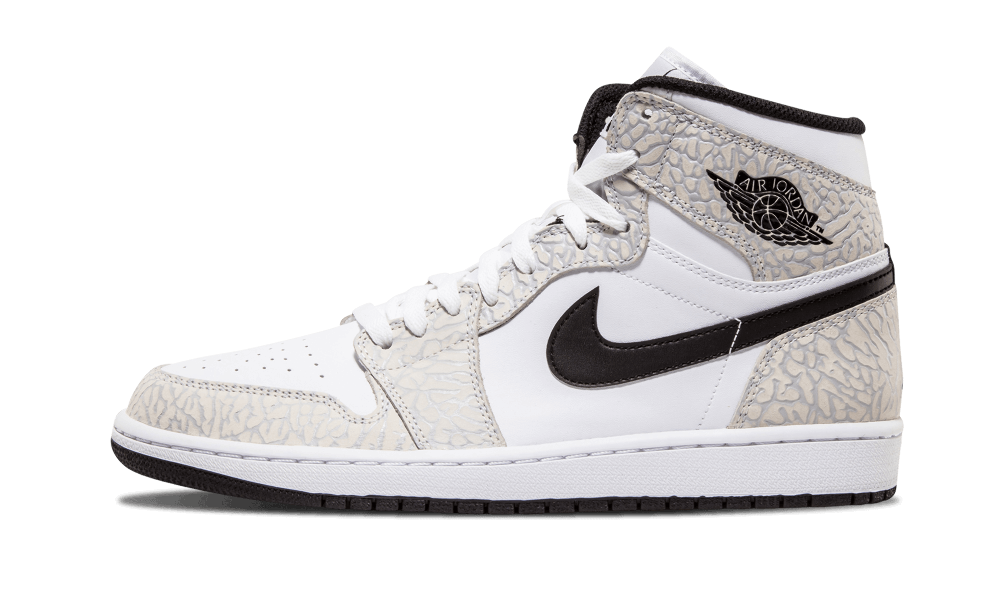Air Jordan 1 Retro White Elephant Print