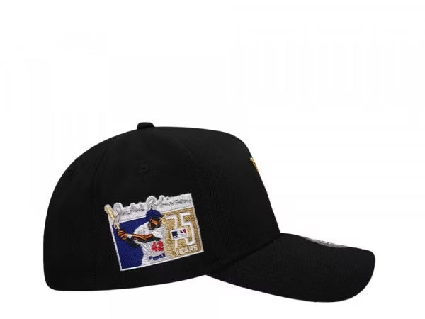 GORRA NEW ERA JACKIE ROBINSON BLACK GOLD 75TH