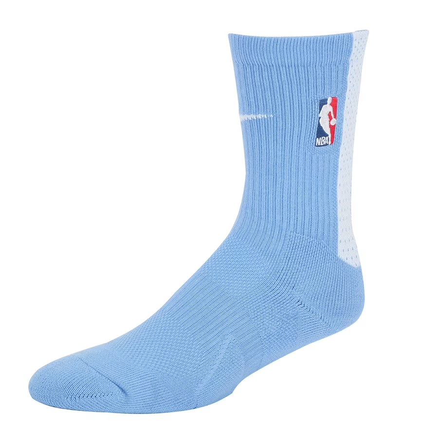 Elite NBA Crew Socks Carolina Blue