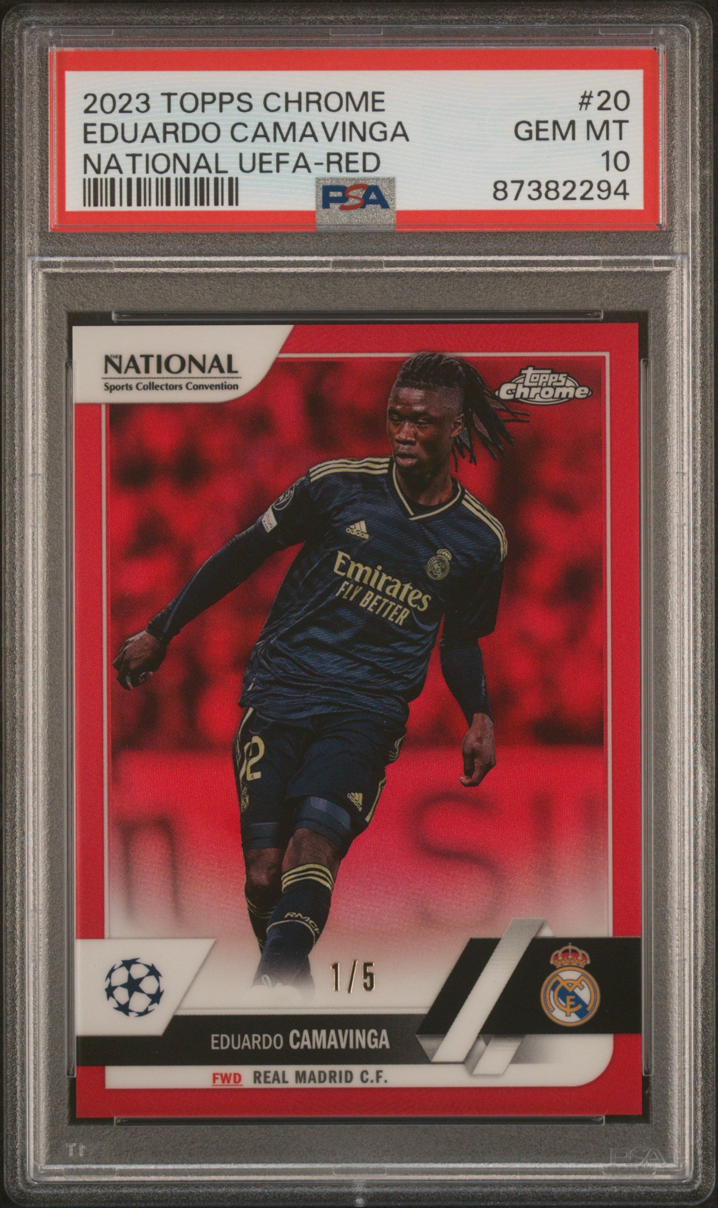 Edu Camavinga - PSA Graded Card