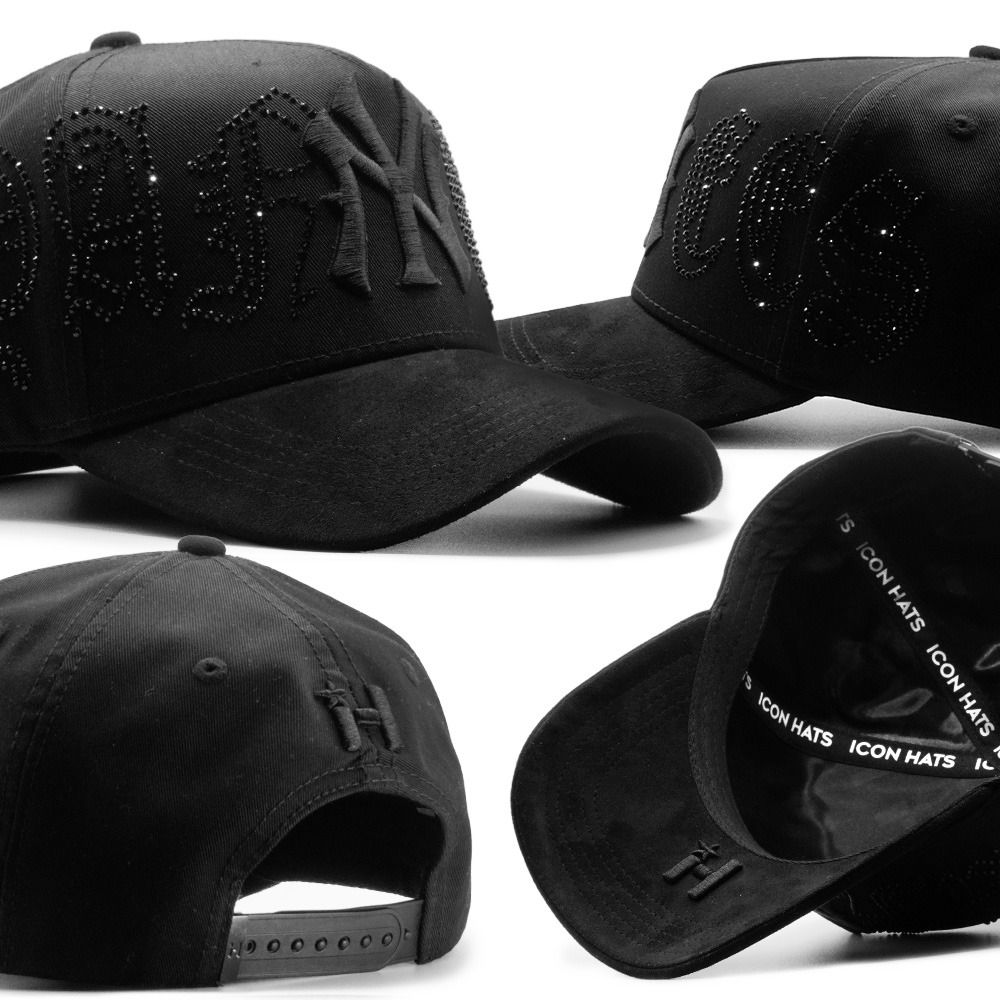 Gorra ICON HATS "NY Yankees Crystal Black" (PREVENTA)