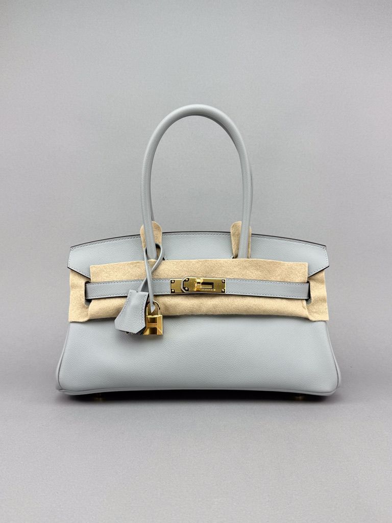 Hermes Shoulder Birkin 29 Glacier Gold Hardware