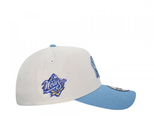 GORRA NEW ERA YANKEES WORLD SERIES CREAM BLUE