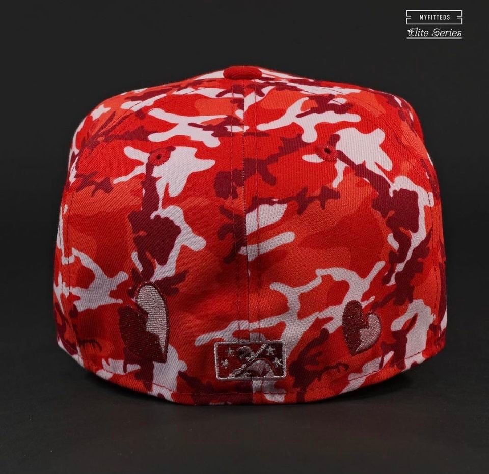 Gorra 5950 Buffalo Bisons Elite Series Red Camo