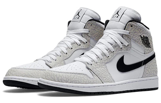 Air Jordan 1 Retro White Elephant Print