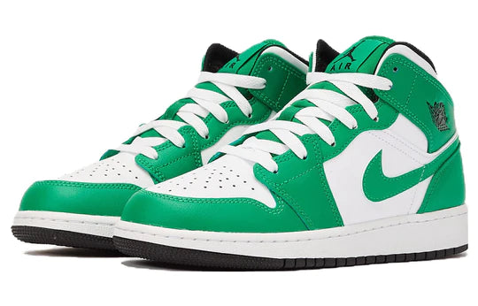 Air Jordan 1 Mid Lucky Green (GS)
