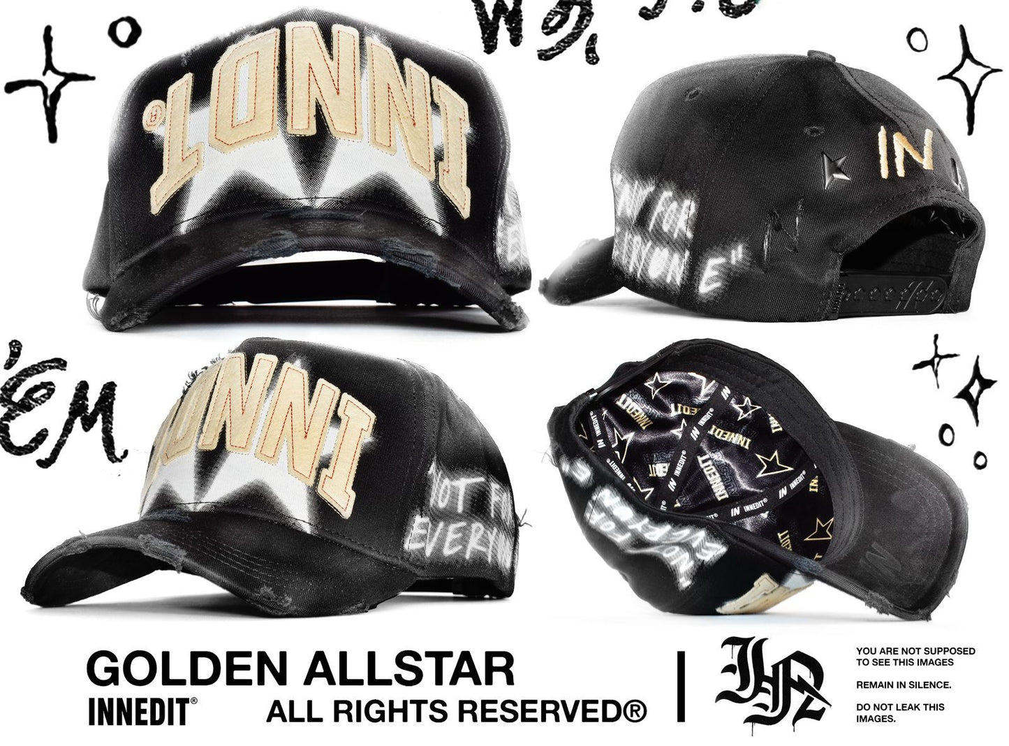 GORRA INNEDIT "GOLDEN ALLSTAR"