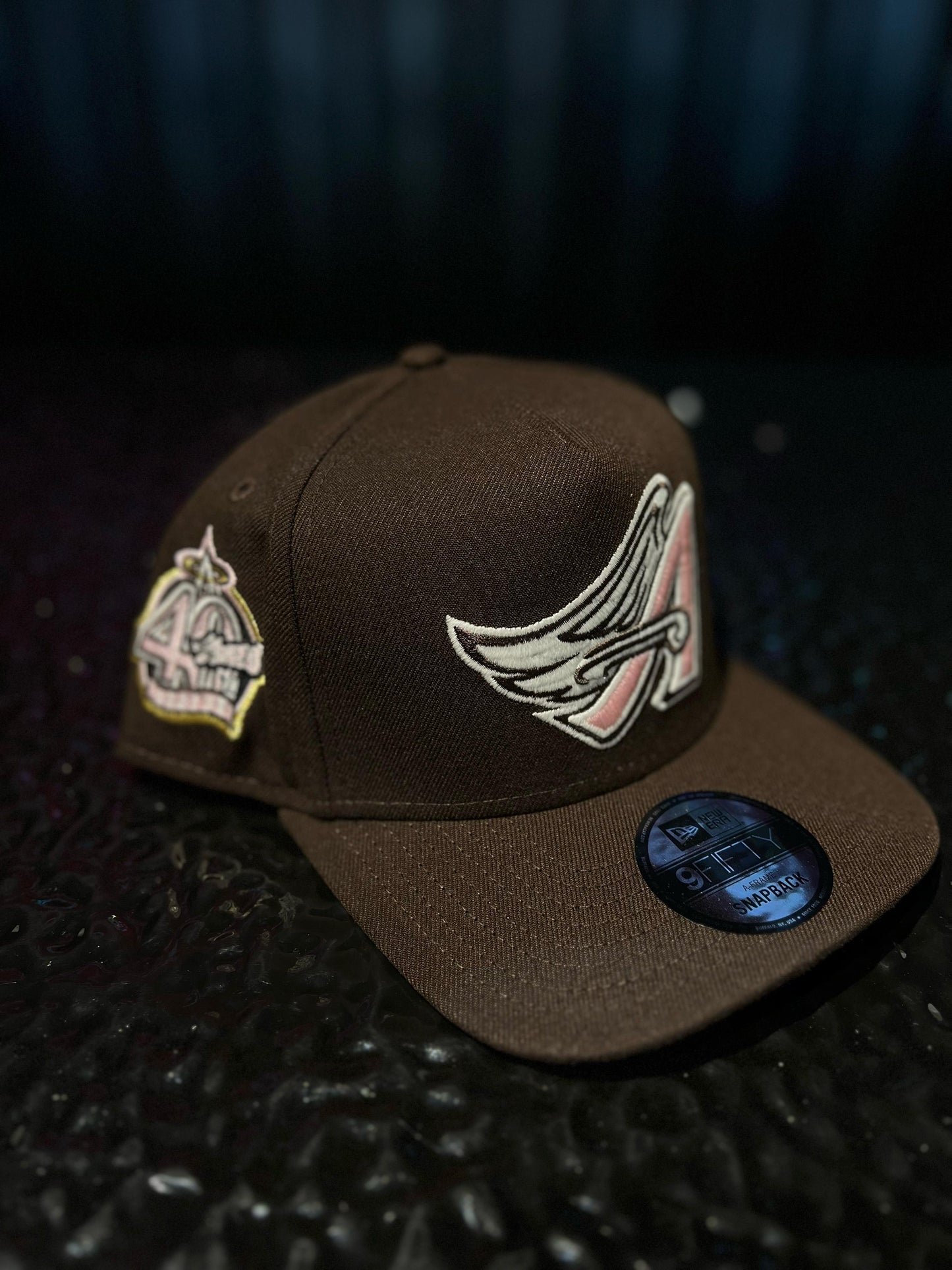 GORRA NEW ERA ANGELS 40TH BLACK/PINK SNAPBACK
