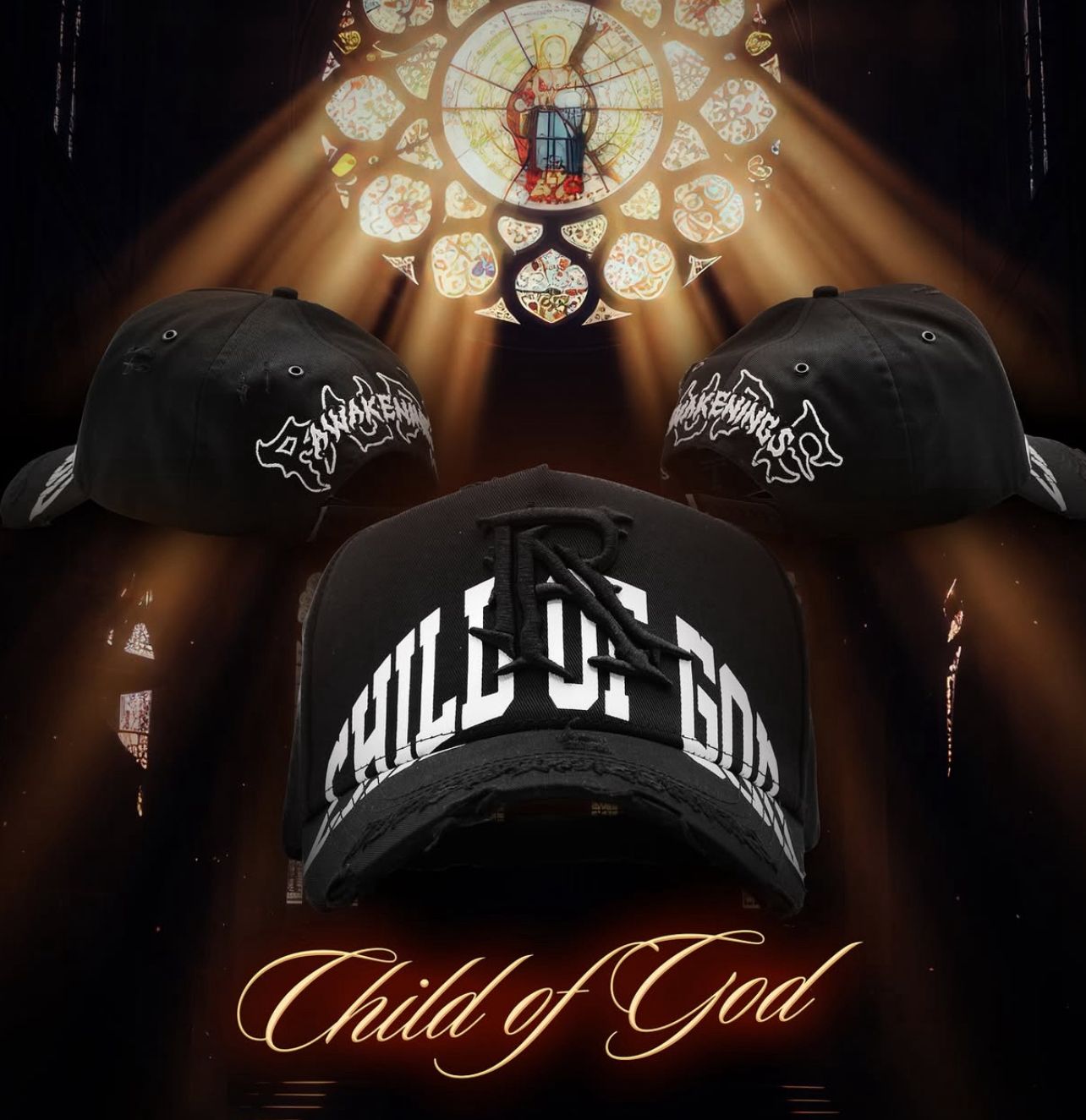 GORRA RUDE AWAKENINGS "CHILD OF GOD" (PREVENTA)