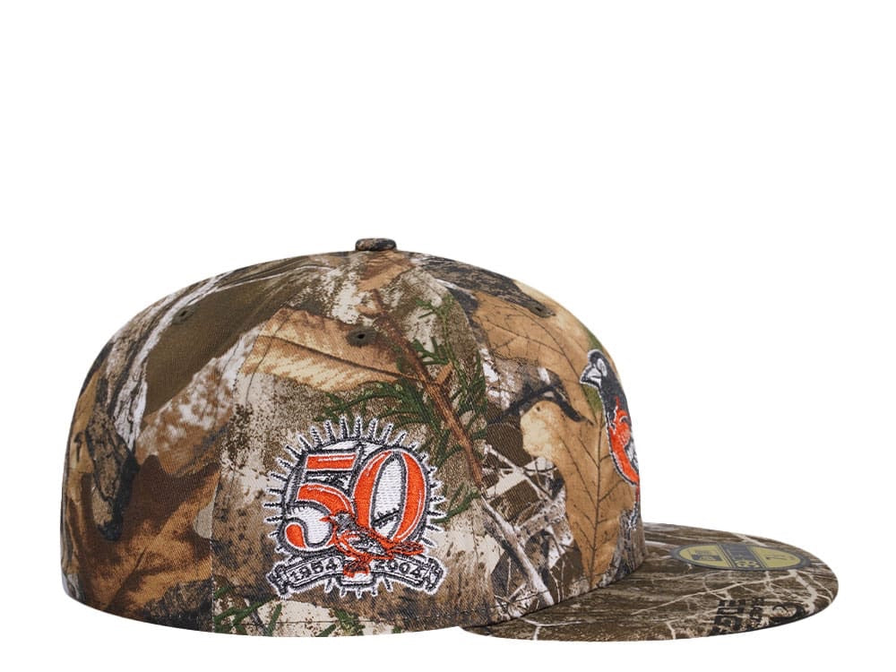 Gorra 5950 Baltimore Orioles 50th Anniversary Realtree