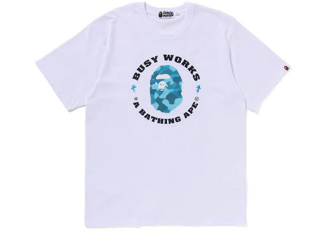 A Bathing Ape Radiation Camo Busy Works Tee