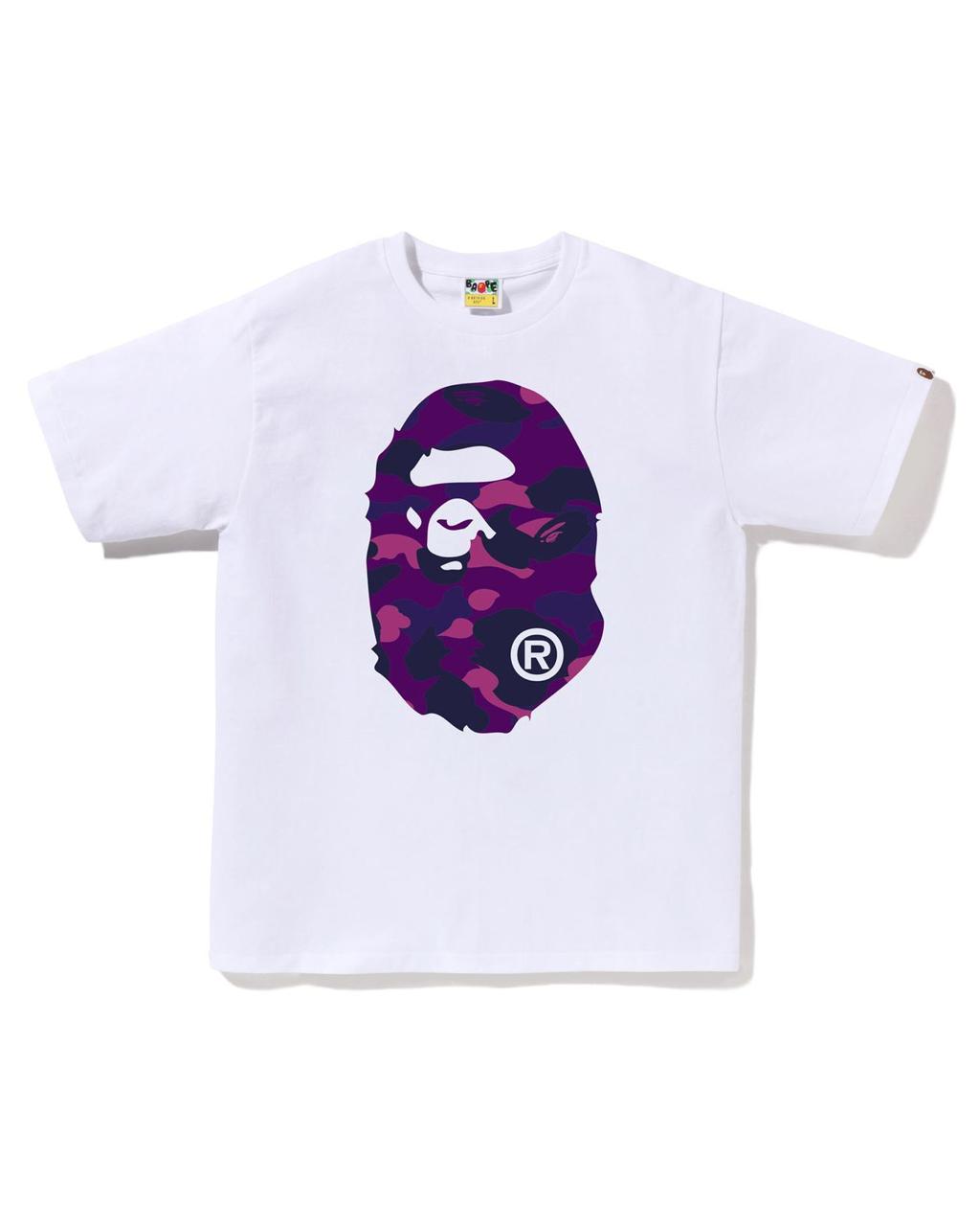 A Bathing Ape Camo White/Purple Tee