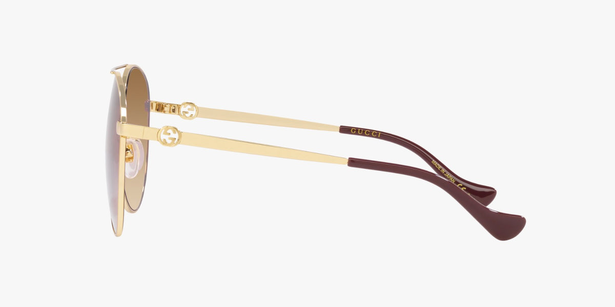 Gucci Aviator Gold Brown