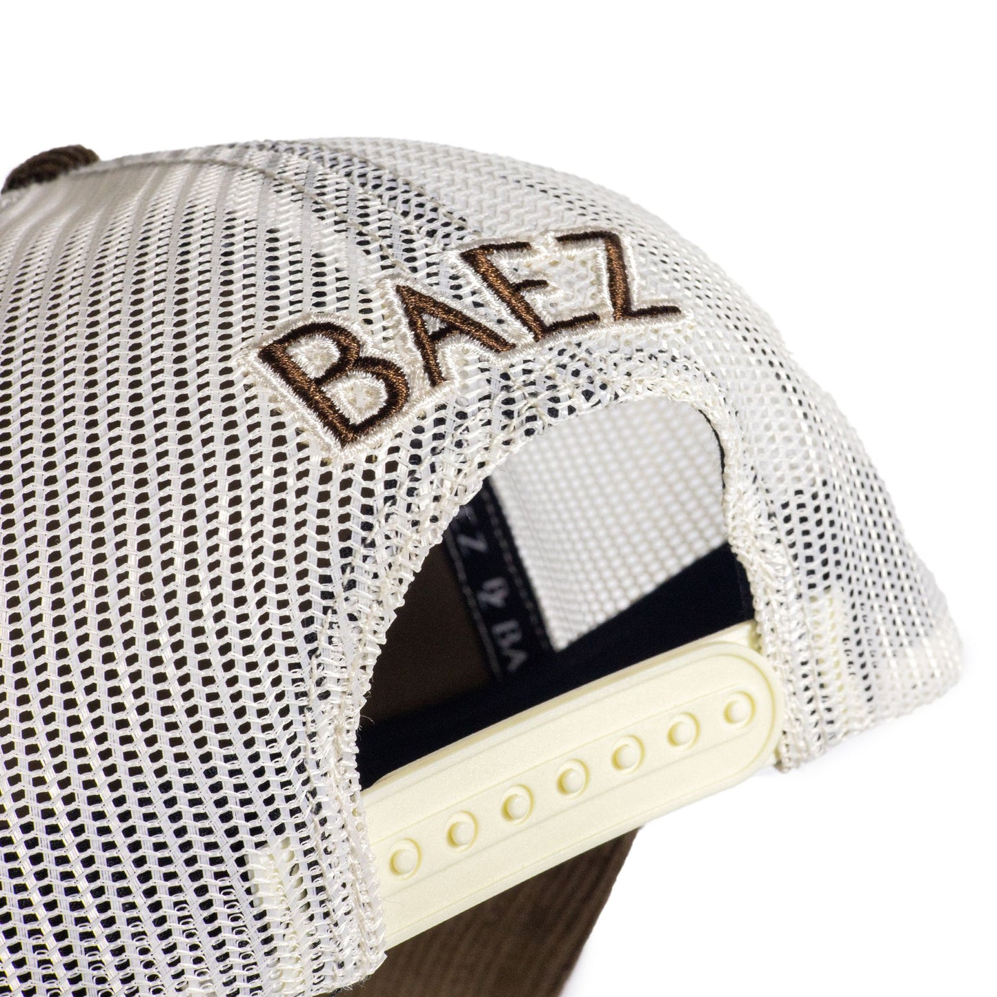 GORRA BAEZ TRUCKER HAT STAY BUSSY BEIGE BROWN