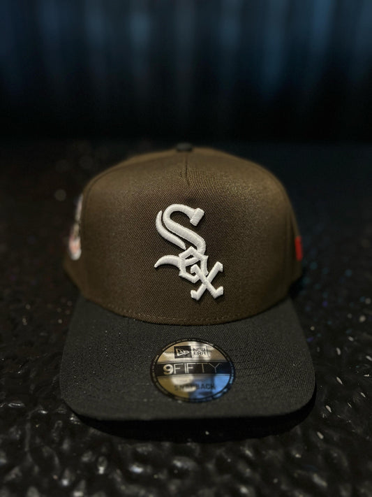 GORRA NEW ERA WHITE SOX BROWN SNAPBACK