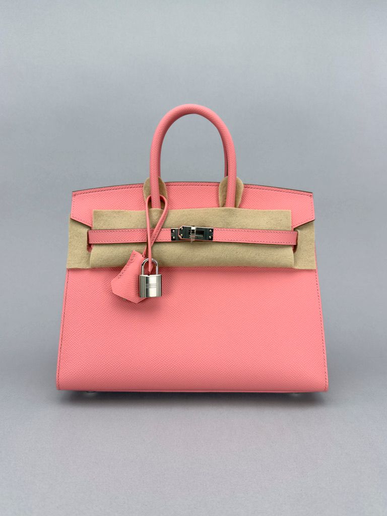 Hermes Birkin 25 Epsom Rose Confetti Palladium Hardware