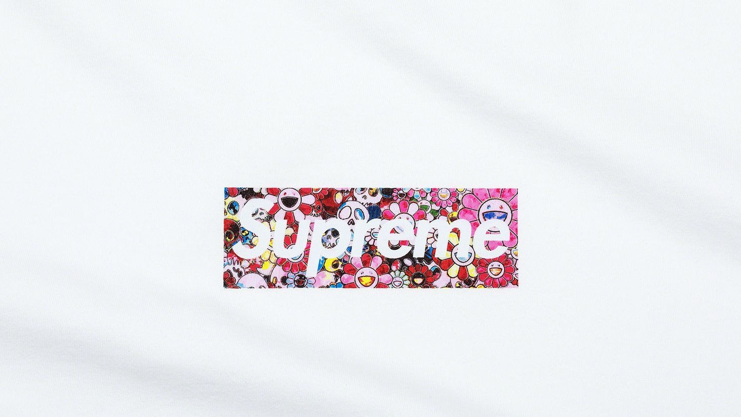 Supreme x Takashi Murakami C0VID-19 Relief Box Logo Tee White