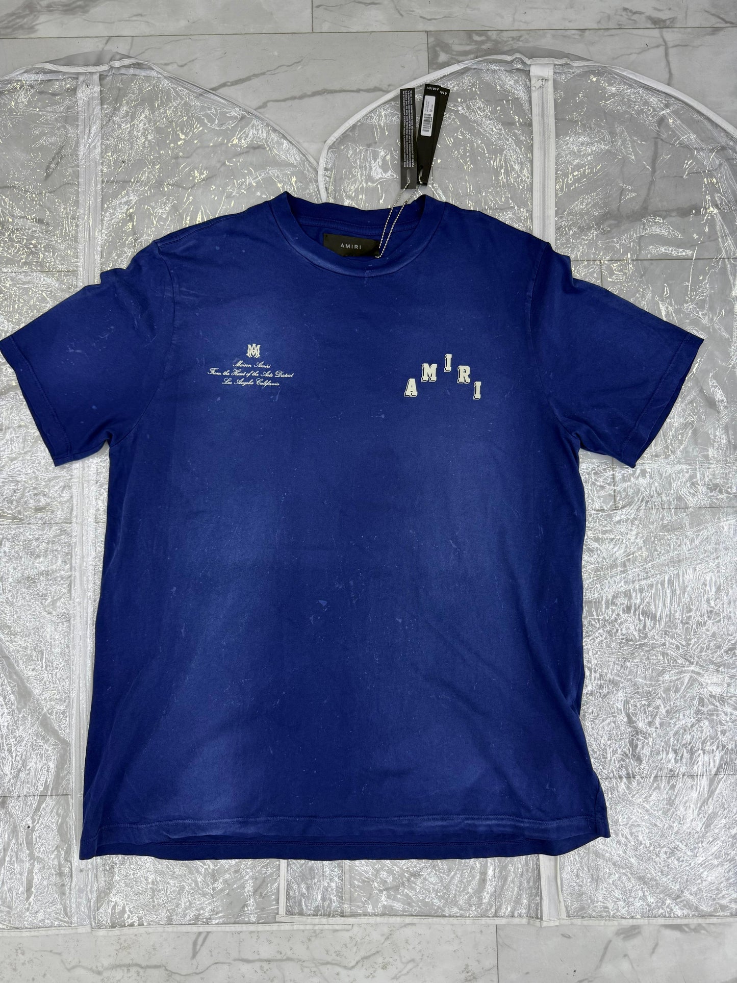 AMIRI Vintage Collegiate T-Shirt Dark Blue