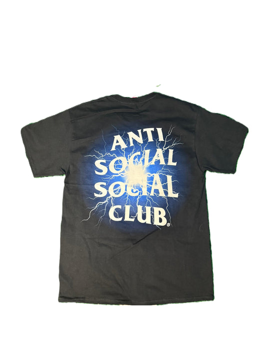 Anti Social Social Club T-shirt Black Electro Volt