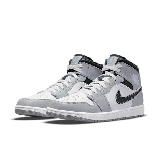 Air Jordan 1 Mid Light Smoke Grey Anthracite (NO BOX)