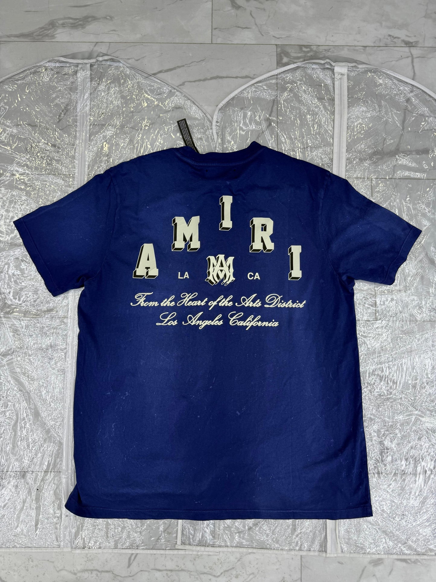 AMIRI Vintage Collegiate T-Shirt Dark Blue