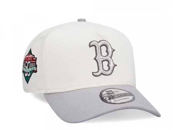 GORRA NEW ERA BOSTON BEIGE 90 ANIVERSARY ADJUSTABLE