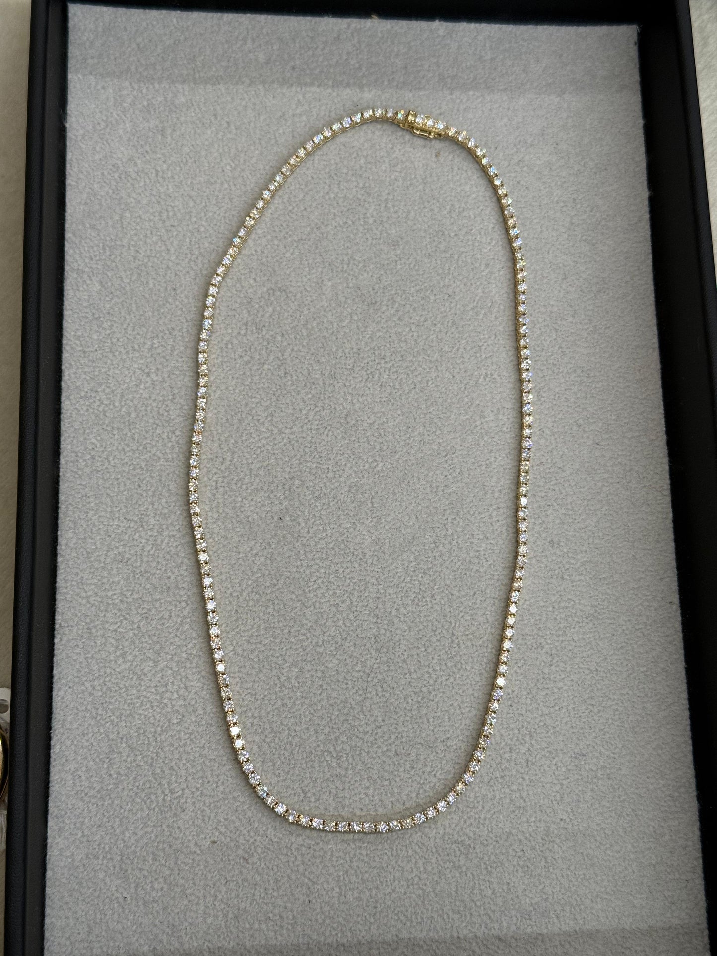 Collar de Diamantes oro 14k