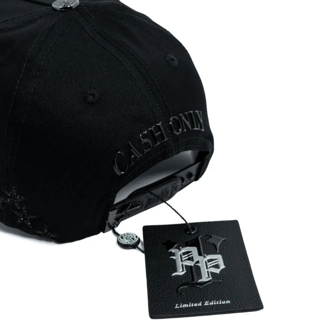 GORRA CASH ONLY X TITO DOUBLE P "BLACK STARS"
