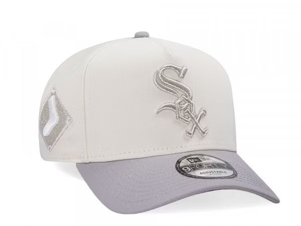 GORRA NEW ERA SOX METALLIC CHROME WHITE