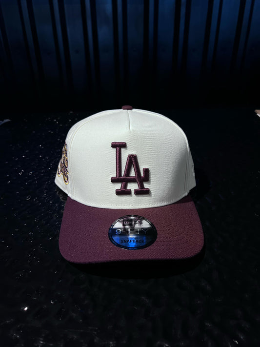 GORRA NEW ERA LOS ANGELES WINE BEIGE 75 SNAPBACK