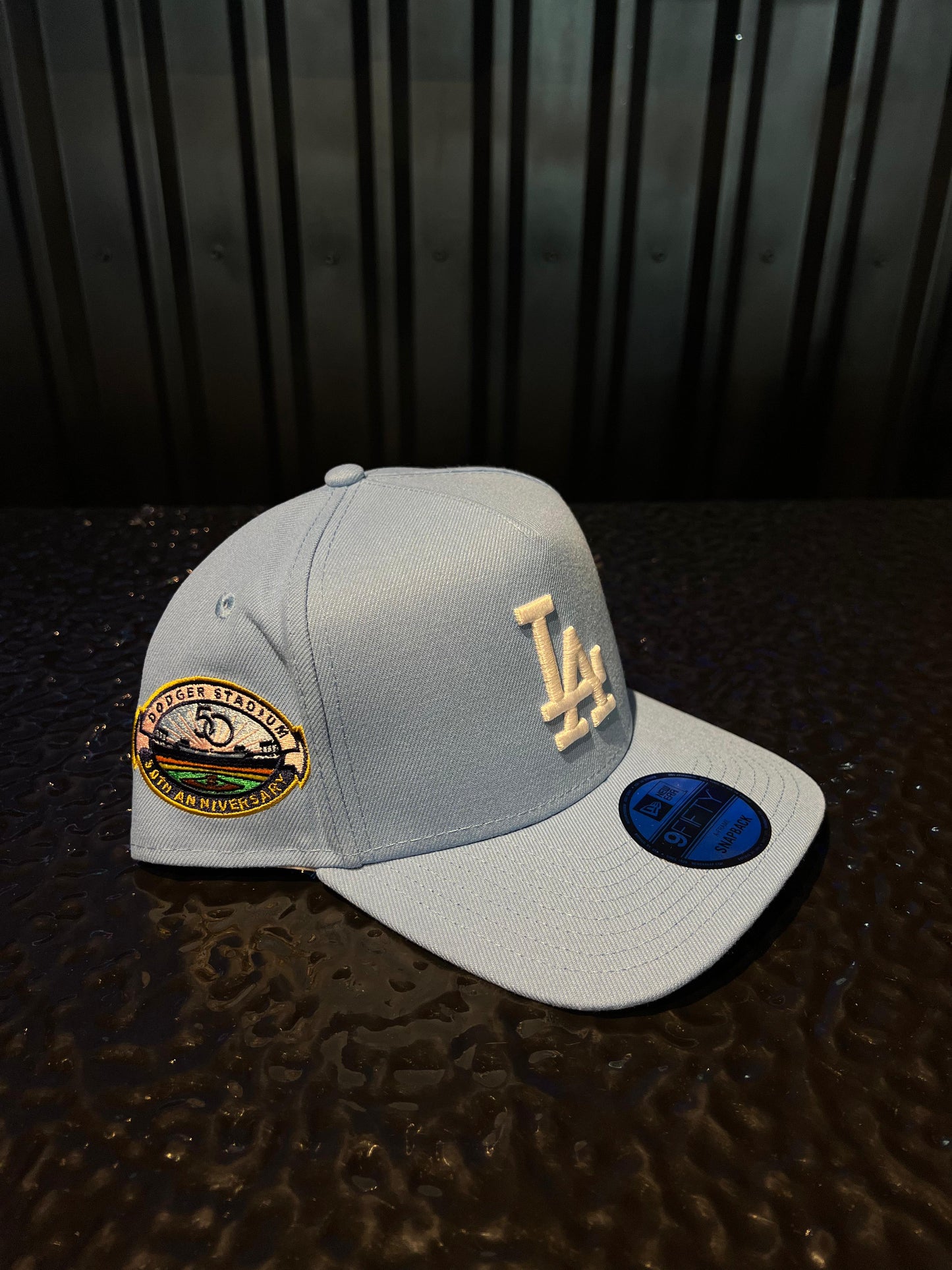 GORRA NEW ERA LOS ANGELES 50TH SKY BLUE SNAPBACK
