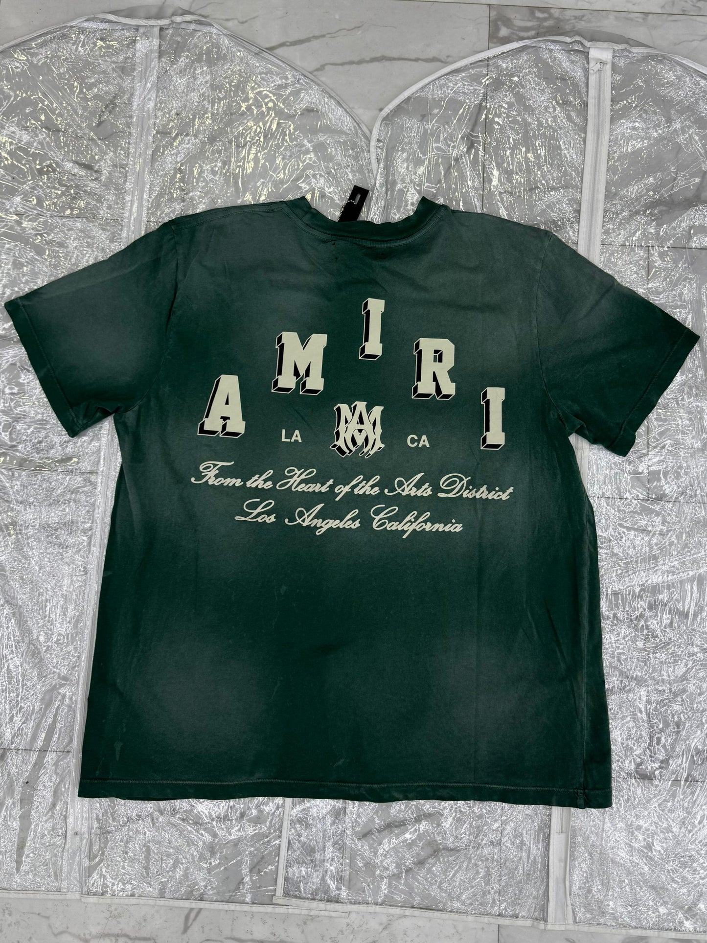 AMIRI Vintage Collegiate T-Shirt Light Green