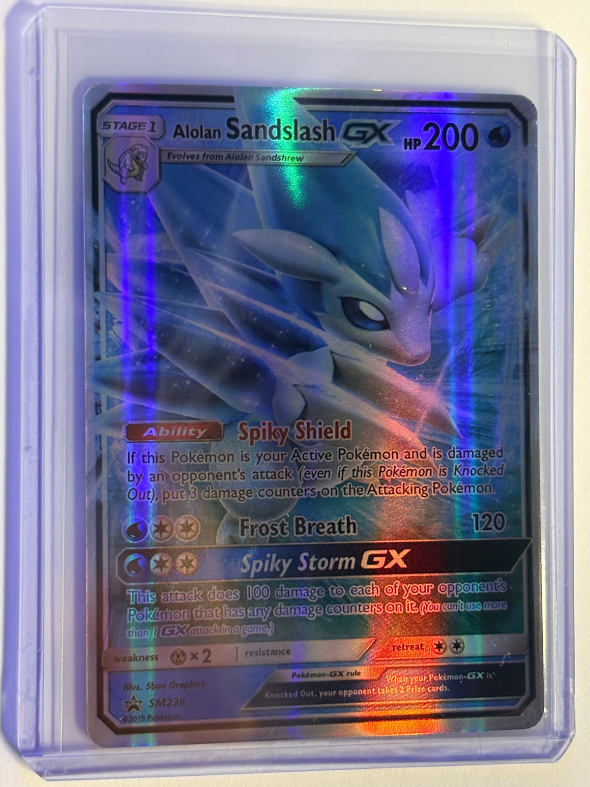 CARTA POKEMON Alolan Sandslash GX SM236 – Promo
