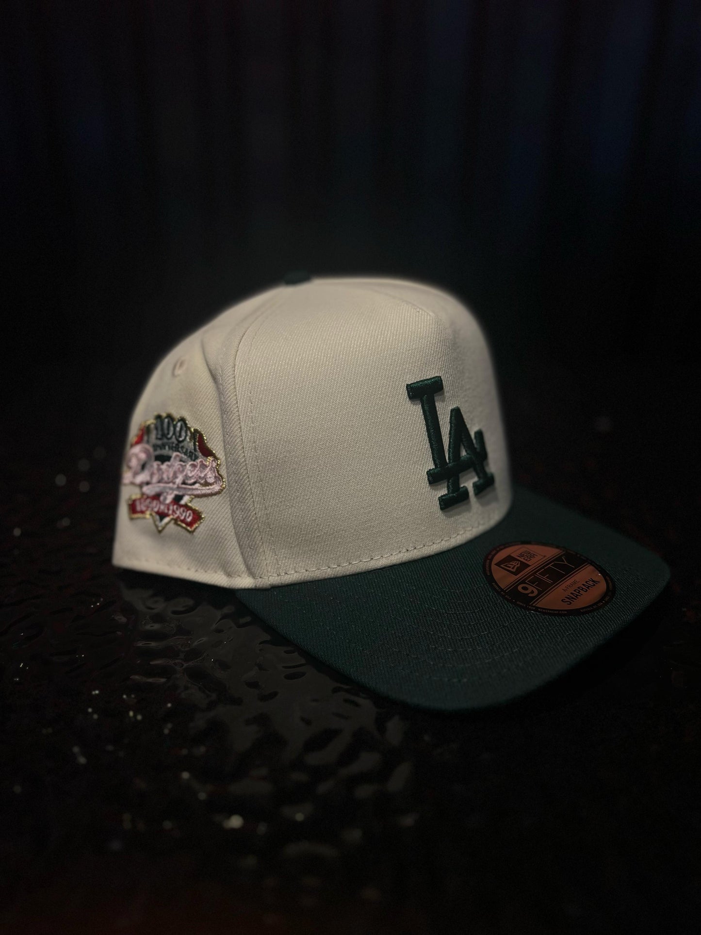GORRA NEW ERA LA DODGERS 100TH GREEN SNAPBACK