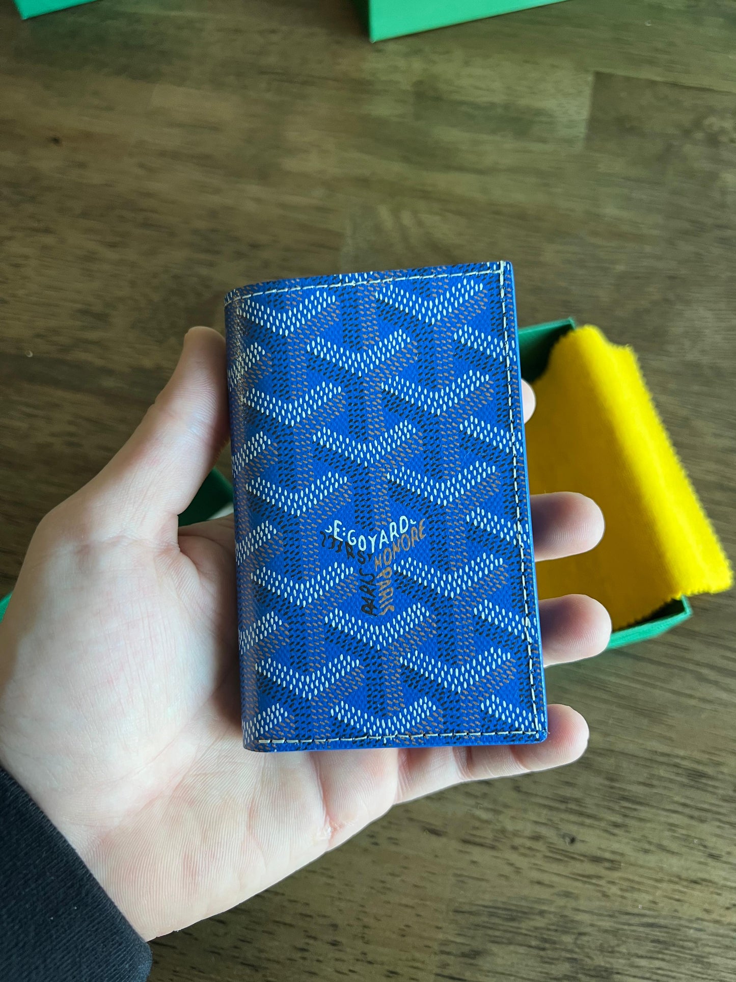 Cartera Goyard Smurf