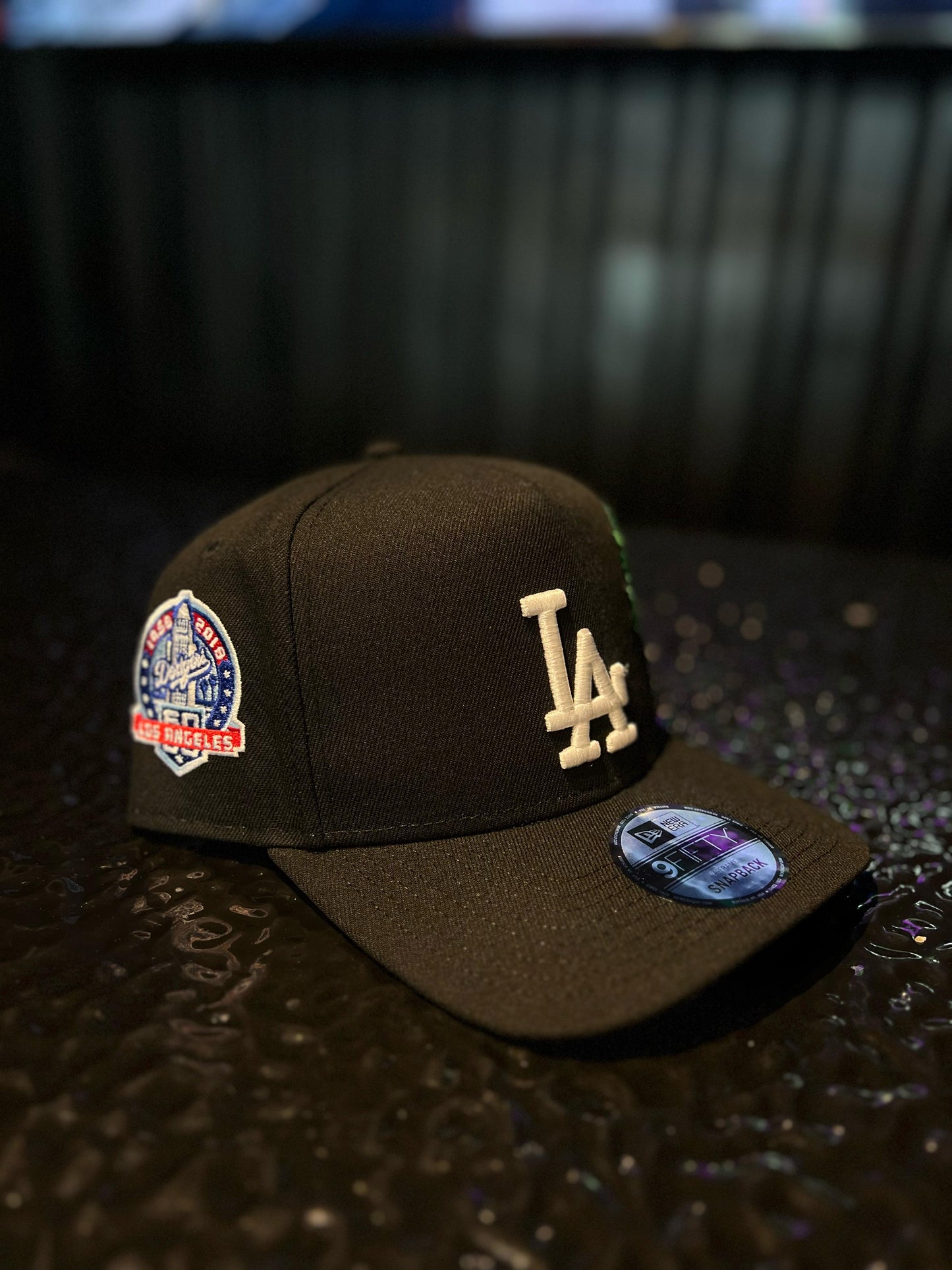 GORRA NEW ERA LOS ANGELES 50TH PALM BLACK SNAPBACK